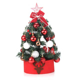 elvesmall New 45/60cm Merry Christmas Tree For Home Desktop Decoration Cristmas Ornament Xmas Navidad Gifts Led New Year Tree