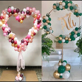 elvesmall Balloon Garland Round Balloon Stand Arch Baby Shower Kids Birthday Party Decorations Ballon Wreath Frame Wedding Party Supplies