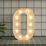 elvesmall  Creative DIY Luminous LED Letter Lights 26 English Alphabet Light for Holiday Home Wedding Birthday Christmas Party Decorations