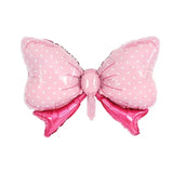 elvesmall 20PCS Bow Tie Aluminium Film Balloon Birthday Party Decoration Props Family Party Decoration Balloons Valentine's Day Decoration