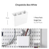 elvesmall Pegboard Wall Panels Pegboard Wall Organizer Mounting Display Diy Pegboard Kit Tool Storage Panel Board Rack Bathroom Kitchen