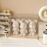 elvesmall  Blind Box Storage Display Stand Acrylic Transparent Lego Hand-made Decoration Display Cabinet for POPMart Dust-proof Display Box