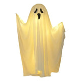 elvesmall 85CM /165CM Outdoor Halloween LED Decoration for Front Porch Patio Spooky Easy to Assemble Halloween Ghosts
