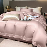 elvesmall  Dreamreal Pure Bamboo Queen King Size Bedding Set Organic Bamboo Luxury Duvet Cover Bed Sheet Pillowcase Soft Cooling Bed Linen