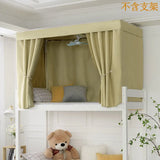 elvesmall Student Dormitory Or Home Block Under The Female Full Shade Cloth INS Bed Curtains  Mosquito Net