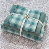 elvesmall 4-Piece Cotton Bedding Set, 1 Quilt Cover, 1 Sheet, 2 Pillowcases, Available in Single or Double Bed Sizes, Extremely Soft