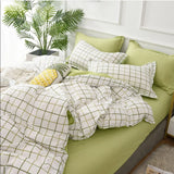 elvesmall Hot sale high quality bedding double sanded quilt cover sheet pillowcase four-piece set