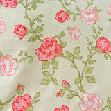elvesmall Comforter Botanical Flowers Garden Ultra Soft & Breathable 100%Nature Cotton Bedding Sets With Flat/Fitted Sheet 2 Pillowcases