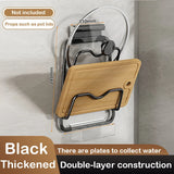 elvesmall  ORIO Pot Lid Rack Pan Cover Holder Cutting Board Pot Shelf Kitchen Storage Rack Wall Mounted Kitchen Accessories Organizer