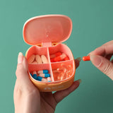 elvesmall Portable Small Medicine Box, Home Supplies, Travel Medicine Box, Silicone Mini Sealed Box, Object Medicine Storage Box
