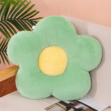 elvesmall Cushion Flower Circular Shape Cloth With Soft Nap Office Classroom Chair Cushion Couch Pillow Bedroom Floor Winter Thick