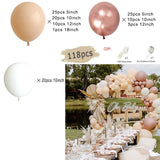 elvesmall Boho Dusty Retro Pink Balloons Garland Arch Kit Bride Wedding Birthday Party Decoration Girls Baby Shower Rose Gold Ballon Chain