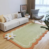 elvesmall  Modern Irregular Living Room Decoration Carpet Japanese Bedroom Bedside Plush Carpets Simple Study Coat Closet Fluffy Soft Rug