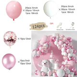 elvesmall Tender Pink Gold Balloon Garland Arch Kit Wedding Birthday Party Decoration Adult Kids Baby Shower Decor Ballon Wedding Supplies