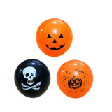 elvesmall 15pcs Halloween Balloon Orange Black Latex Confetti Balloons Halloween Party Decor Supplies Shop Bar Halloween Decoration Balls