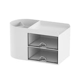 elvesmall Ins Cute Kawaii Pen Holder Organizer Kids Girl Student Office Desktop Fashion Large Capacity Stationery Storage Box Organizer