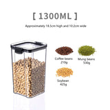 elvesmall Food Storage Box Kitchen Containers Plastic Box Jars for Bulk Cereals Refrigerator Organizers for Pantry Organizer Jars With Lid