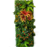 elvesmall 15.74 *47.24inch Artificial Plant Lawn Decorative Plants Grass Wall Panel  Boxwood Hedge Backdrop For Home Decor Office Garden