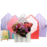 elvesmall Creative Portable Flower Box Rose Flower Packaging Box Flower Shop Wedding Rose Birthday Party Gift Box Valentine's Day Bag Box