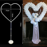 elvesmall Balloon Garland Round Balloon Stand Arch Baby Shower Kids Birthday Party Decorations Ballon Wreath Frame Wedding Party Supplies