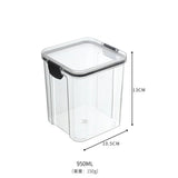 elvesmall Food Storage Box Kitchen Containers Plastic Box Jars for Bulk Cereals Refrigerator Organizers for Pantry Organizer Jars With Lid