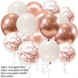 elvesmall 30pcs Globos Confetti Latex Balloons Wedding Decoration Baby Shower Birthday Party Decor Clear Air Balloons Valentine'S Day