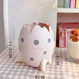 elvesmall Kawaii Pen Holder Desk Organizer Large Capacity Pencil Storage Box Cartoon School Office Stationery Supplies Pens Brush Stand
