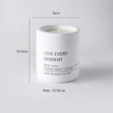 elvesmall Cement Cup Candle Large Scented Candle Matte Glass Nordic Home Decoration Luxury Wedding Living Room Industrial