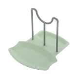 elvesmall  Spoon Rest Pot Lid Holder Removable Pot Cover Lid Rack Shelf Utensil Rest Organizer Storage Kitchen Tool