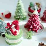 elvesmall Christmas Cake Candles Scented Candles Home Decoration Gingerbread Man Cookies Fragance Candles
