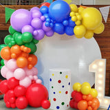 elvesmall Multicolor Rainbow Balloon Garland Arch Kit Wedding Decor Balloons Birthday Party Baptism Girl Unicorn Baby Shower Globos Baloon