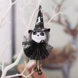 elvesmall Halloween Decorative Pendant Ghost Festival Pumpkin Witch Pendant Bar Haunted House Layout Props Happy Helloween Party Decor