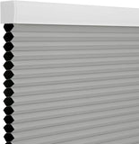 elvesmall Bedroom Curtains 48 Inches Wide Blinds Cordless Blackout Honeycomb Curtains Gray Bathroom Kitchen Home Decor Garden