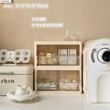 elvesmall  -  Office Coffee Capsule Storage Box Simple Home Desktop Skin Care Cosmetics Snacks Water Cup Sundries Organizer Rack