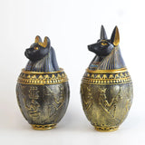 elvesmall 1Pc Pet Urn Canopic Cat Memorial Funeral Supplies Cat Dog Cremation Urn for Ashes Pet Memorial Coffin Box Home Decoration Pet