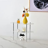 elvesmall  -  INS Style Storage Rack Acrylic Shelf Bathroom Countertop Cosmetics Display Multi-Layer Coffee Cup Holder Desktop storage decor