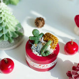 elvesmall Christmas Cake Candles Scented Candles Home Decoration Gingerbread Man Cookies Fragance Candles