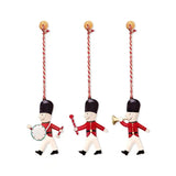 elvesmall Metal Hand Painted Hanging Christmas Tree Decoration, Holiday Gift, Hand Painted
