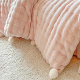 elvesmall  Tuscan Faux Fur Warm Fluffy Bedding Set for Winter Skin Friendly Warmth Plush Duvet Cover Set Queen Thickend Blanket Cover Sets