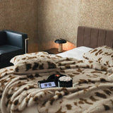 elvesmall  Luxury Faux Fur warm blanket for Winter double layer thickened Blankets for Bed Plaid Plush Sofa Blankets Microfiber bedding