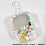 elvesmall 10CM Doll Display Storage Bags Transparent Doll Organizer Boxes Plush Doll Storage Pouches Clear Keychain Wallet Bag Mystery Box