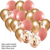 elvesmall 30pcs Globos Confetti Latex Balloons Wedding Decoration Baby Shower Birthday Party Decor Clear Air Balloons Valentine'S Day