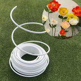 elvesmall 5M Party Decoration Styling Tube PVC Aluminum Plastic Molding Pipe For Baby Shower Birthday Christmas Wedding DIY Props