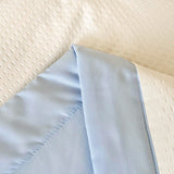 elvesmall  Double-sided Air Conditioner Comforter Solid Summer Quilt Blanket bed cover seersucker quilt single double bedding