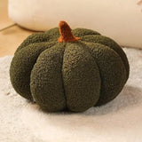elvesmall  Lamb Fleece Pumpkin Throw Pillows Cute Colorful Pumpkin Plush Toys Home Decor Throw Pillow Living Room Bedroom Decorative Ins