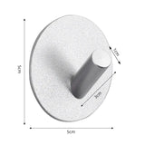 elvesmall Adhesive Wall Hooks Mounted Door Key Cloth Coat Bathroom Robe Hanger Kitchen Hardware Rack Shelf Bag Hook Organizer For Hanging