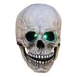 elvesmall  Horror Skeleton Movable Helmet Skull Head Full Face Latex Mask For Adult Carnival Cosplay Halloween Party Decor Props