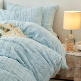 elvesmall High-end Autumn Winter Queen Bedding Set Soft Warm Artificial Rabbit Velvet Bed Set Cozy King Size Duvet Cover Set with Sheets