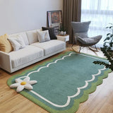 elvesmall  Modern Irregular Living Room Decoration Carpet Japanese Bedroom Bedside Plush Carpets Simple Study Coat Closet Fluffy Soft Rug