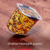 elvesmall  Rubbermaid Brilliance BPAFree Food Storage Containers with Lids Airtight for Kitchen and Pantry Organization Set of 14 W/ Scoops
